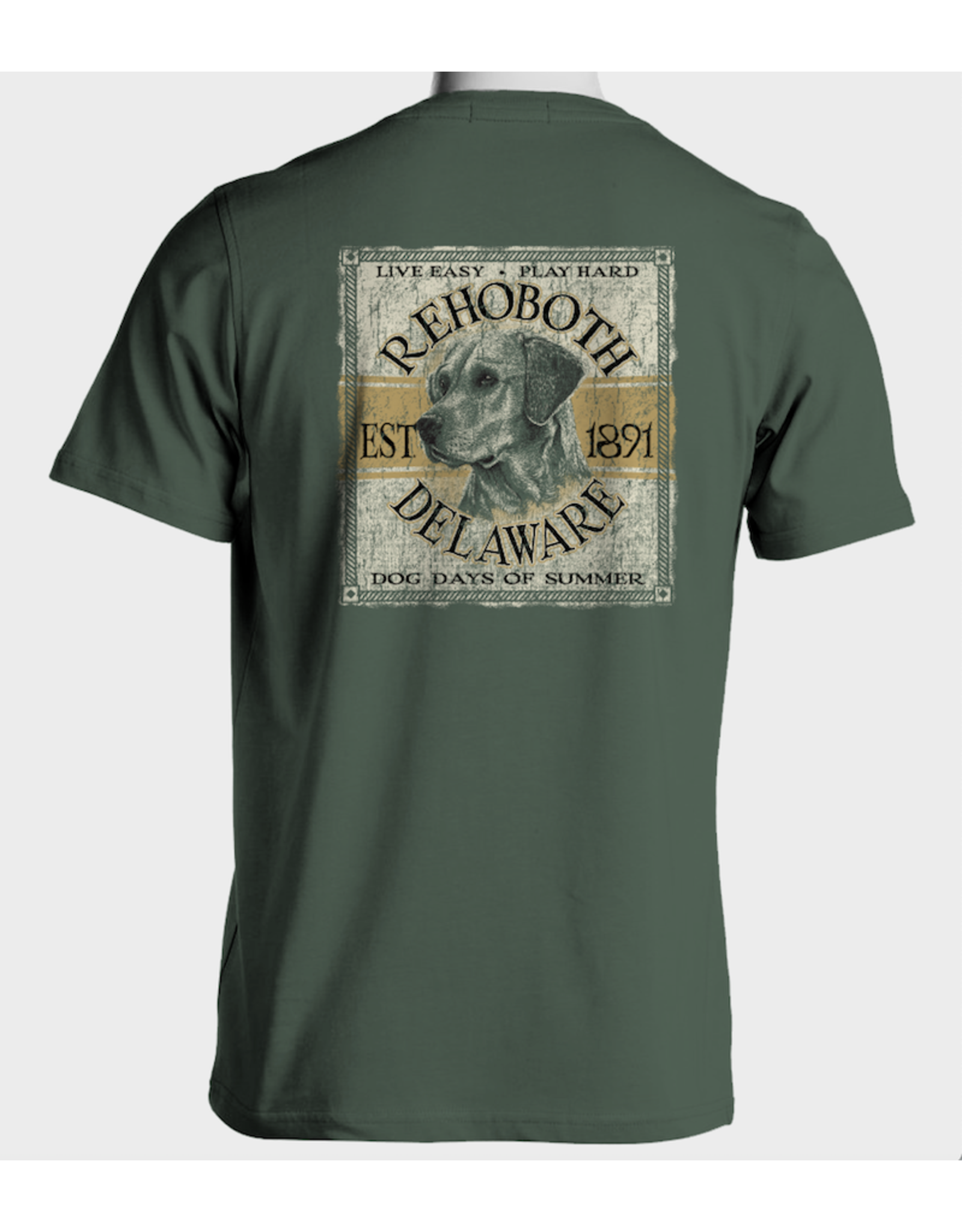 Baywood Yellow Lab Ss Tee Rehoboth Lifestyle