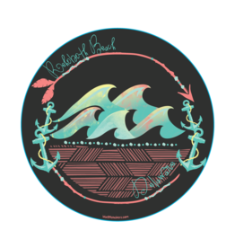 BLUE 84 BEACH STICKER JASPER WAVES