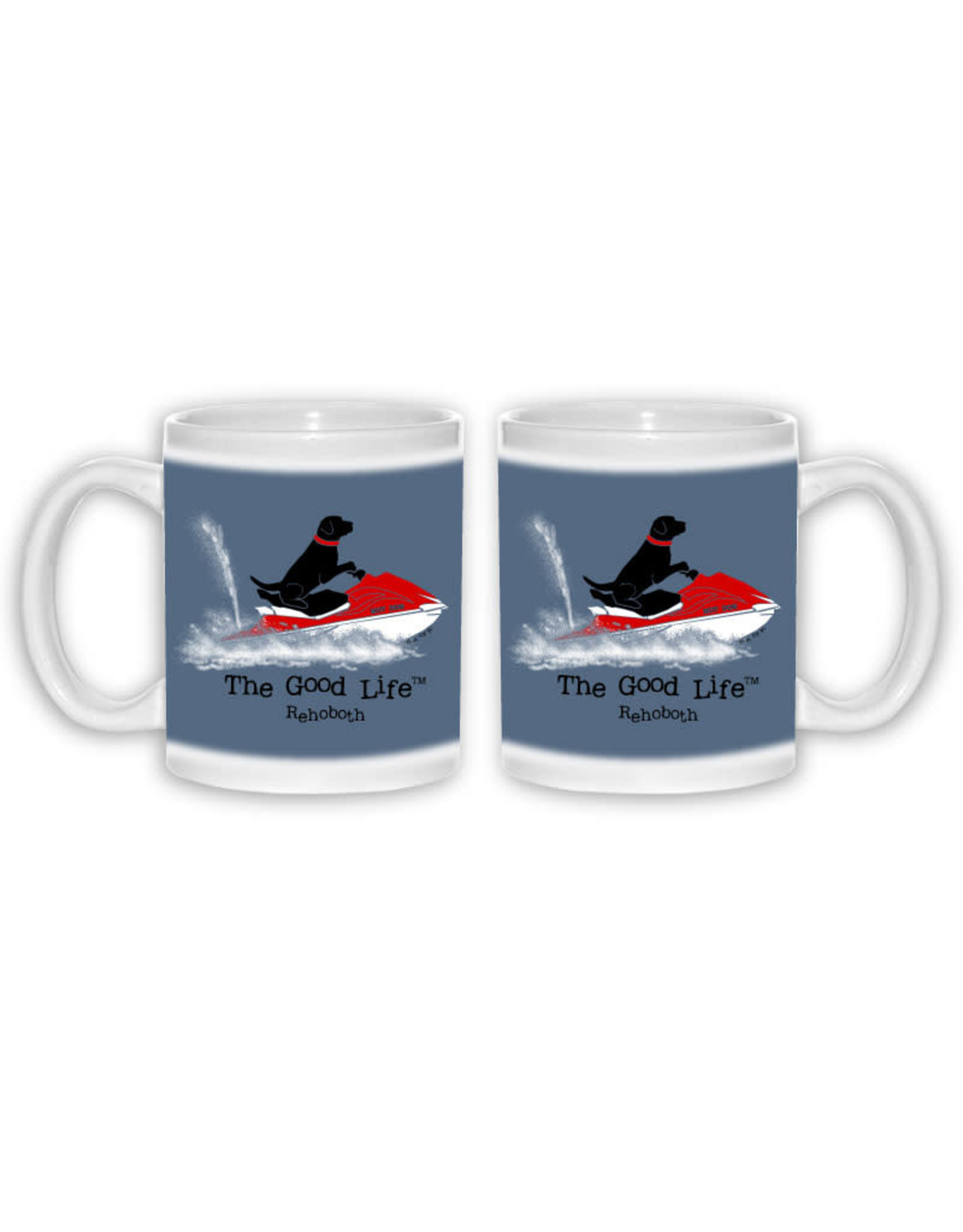 THE GOOD LIFE THE GOOD LIFE COFFEE MUG 11 OZ JET SKI LAB