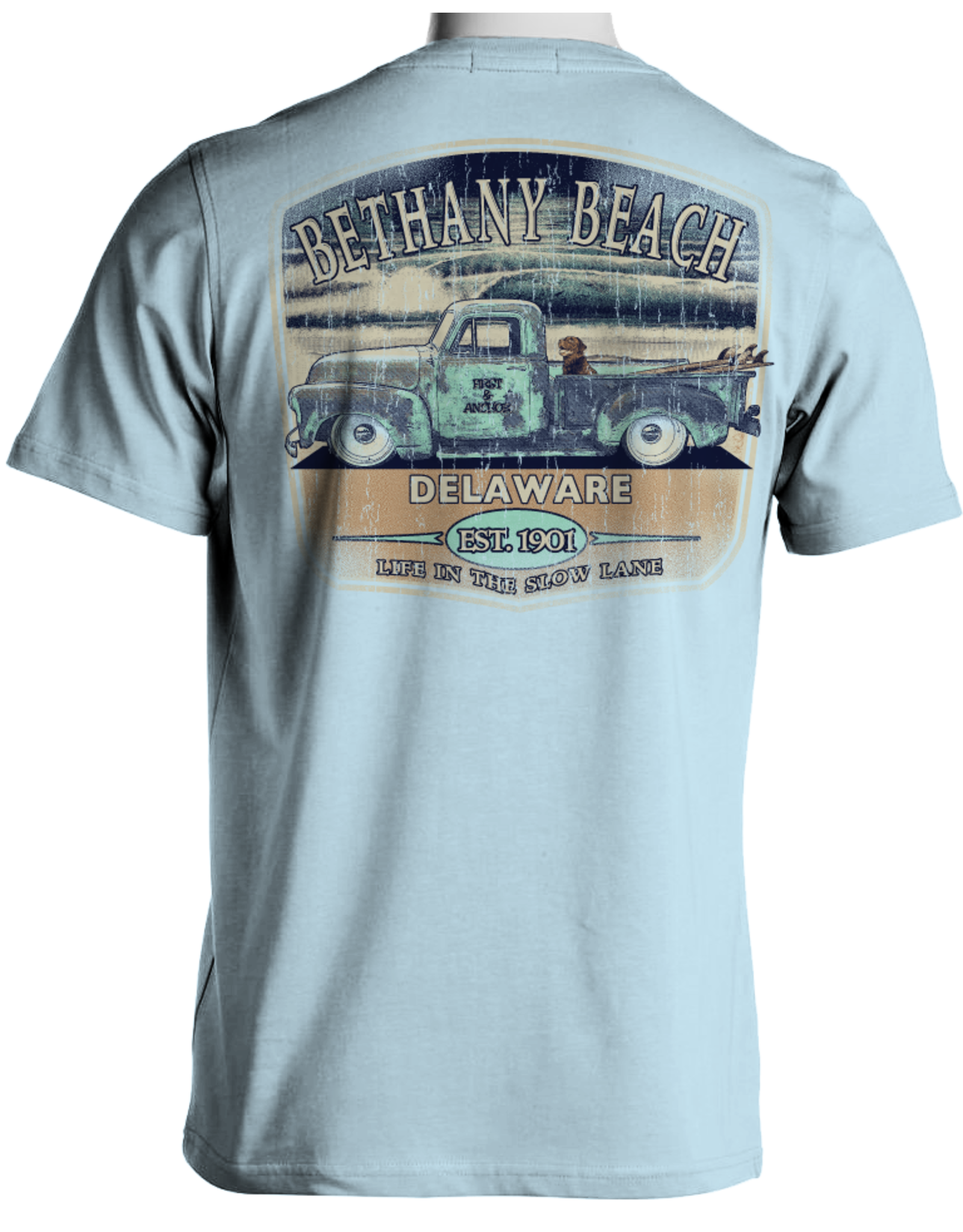 HIGH RANGE DESIGNS BETHANY FULTON BEACH TRUCK SS TEE