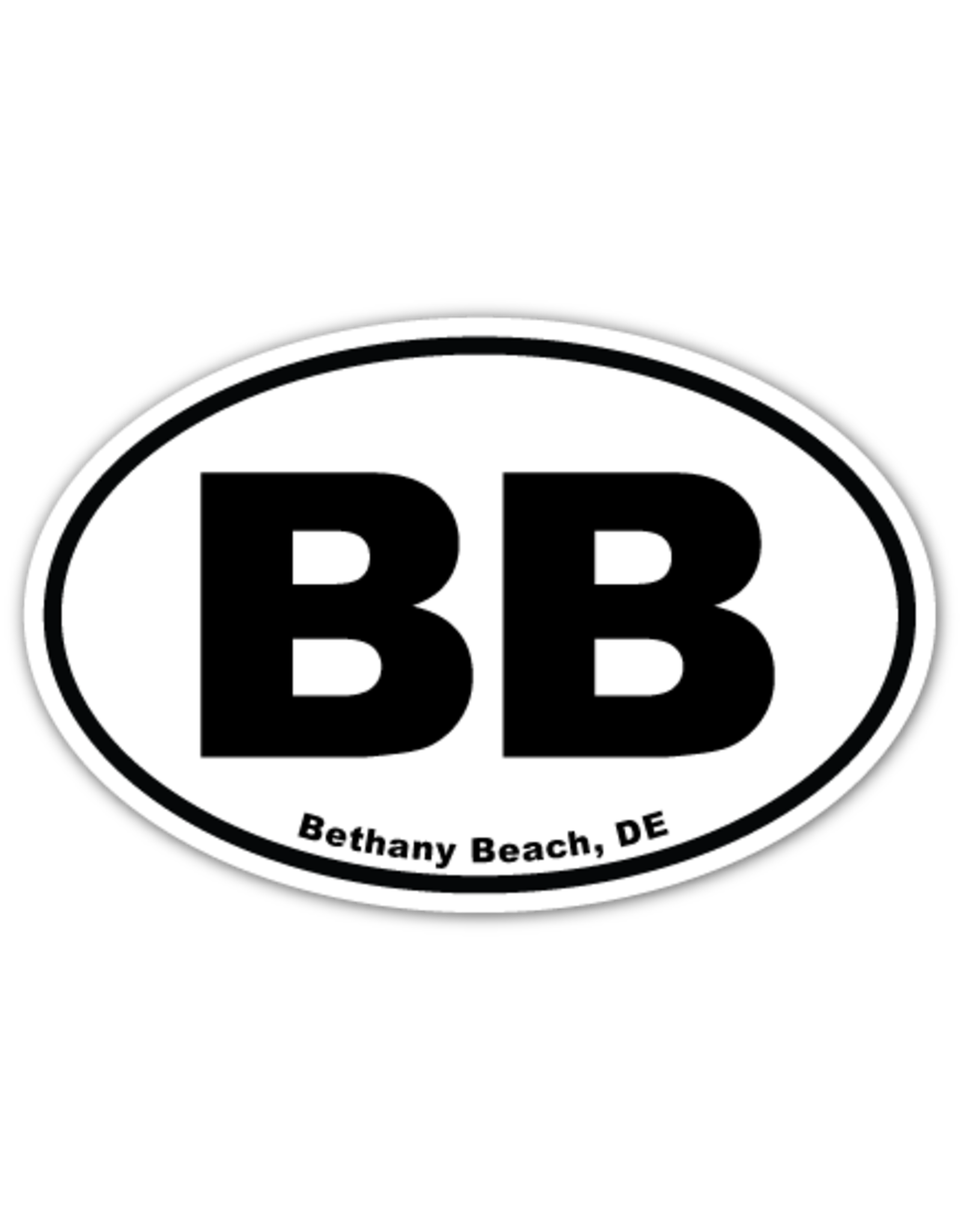 REHOBOTH LIFESTYLE EURO MAGNET 5.75 x 3.875 OVAL BETHANY BEACH