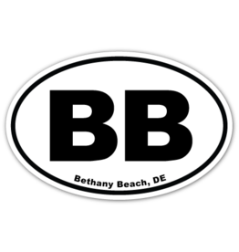 REHOBOTH LIFESTYLE EURO MAGNET 5.75 x 3.875 OVAL BETHANY BEACH