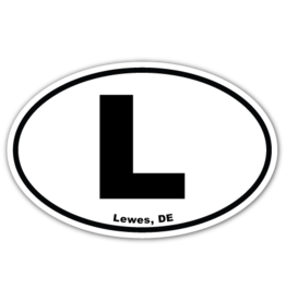 REHOBOTH LIFESTYLE EURO MAGNET 5.75 x 3.875 OVAL LEWES