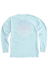 BLUE 84 ROAM FREE OMBRE COMPASS LS TEE