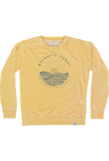 TECHSTYLES WOMENS WEATHERED WAVE CREWNECK