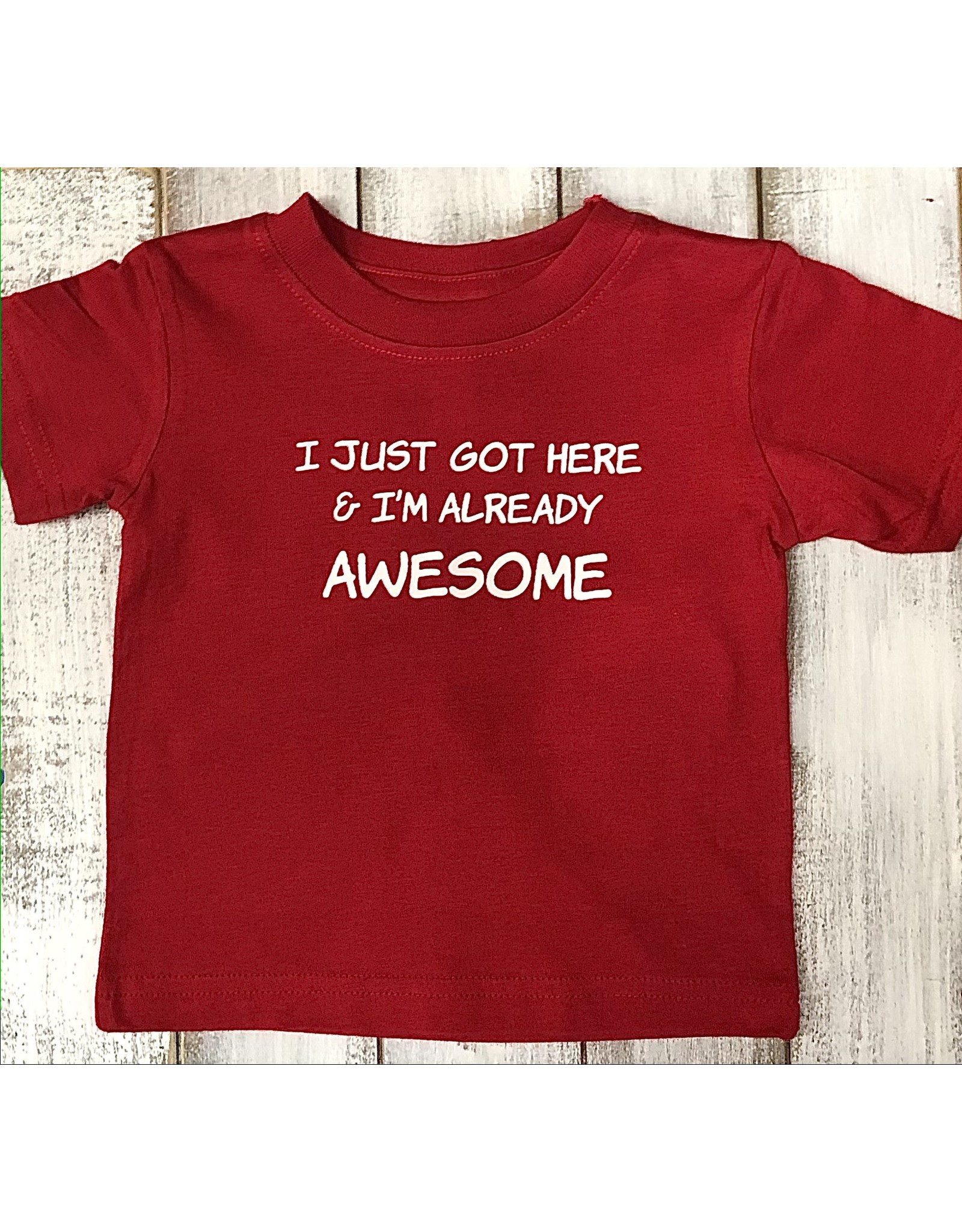 REHOBOTH LIFESTYLE INFANT CLASSIC ALREADY AWESOME SS TEE