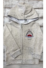 EARTH NYMPH EAT YOU SHARK ZIP HOOD