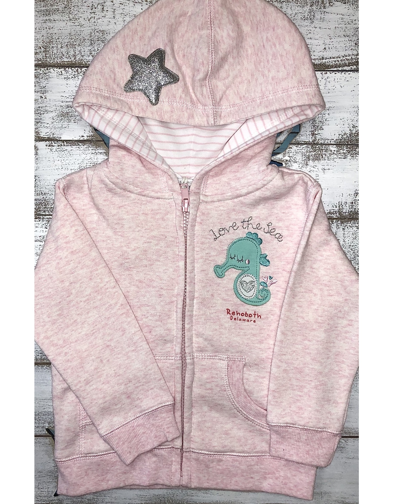 EARTH NYMPH LOVEY SEAHORSE ZIP HOOD