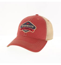 LEGACY ATHLETICS LEGACY OLD FAVORITE TRUCKER HAT NANTUCKET RED ZIGGY