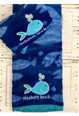 REHOBOTH LIFESTYLE EMBROIDERED BEACH TOWEL