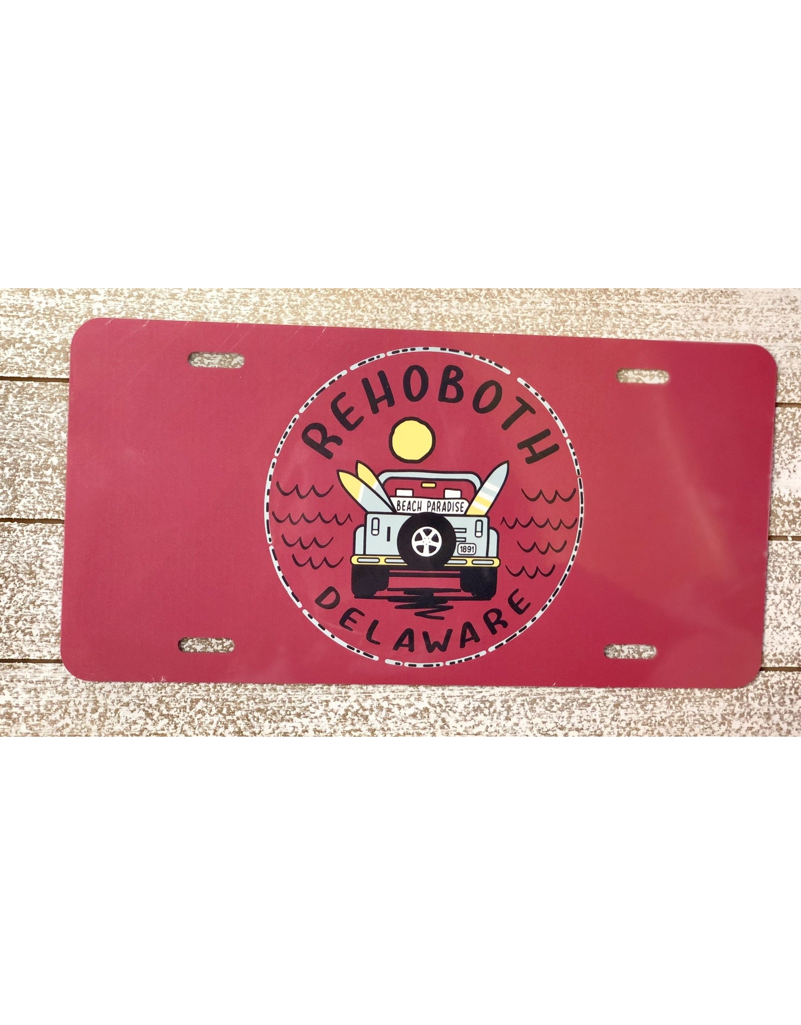 BLUE 84 LICENSE PLATE CONCURRENCE JEEP