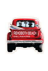 TGT STICKERS ACRYLIC MAGNET OLE RED TRUCK