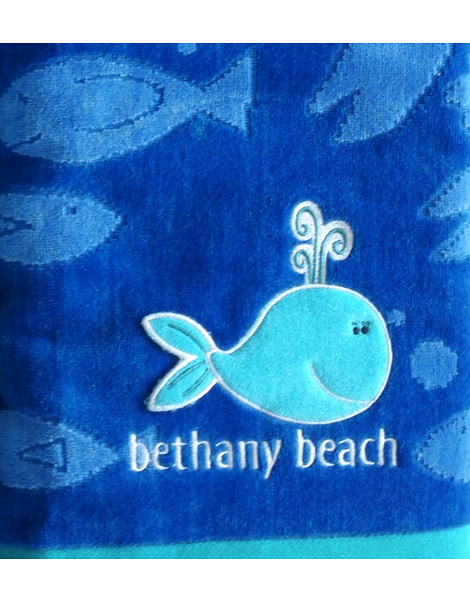 BETHANY EMBROIDERED BEACH TOWEL