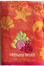 BETHANY EMBROIDERED BEACH TOWEL