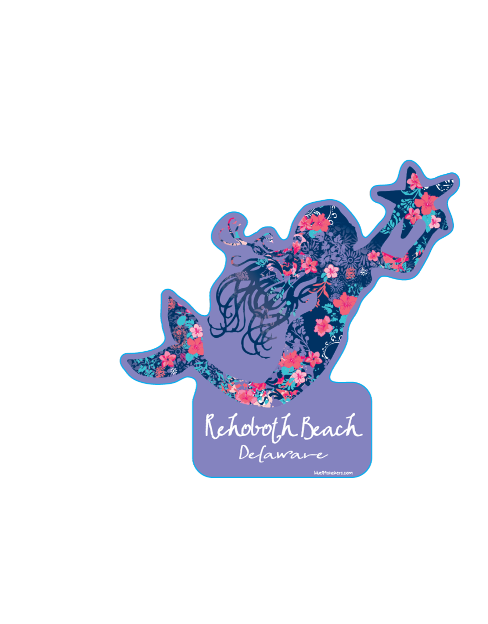 BLUE 84 ACRYLIC MAGNET COCOA MERMAID