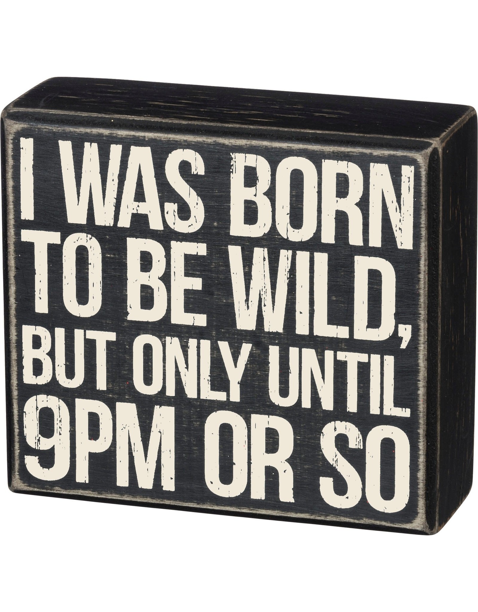 PRIMITIVES BY KATHY ATTITUDE BLOCK SIGNS BORN TO BE WILD