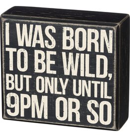 PRIMITIVES BY KATHY ATTITUDE BLOCK SIGNS BORN TO BE WILD