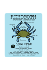 BLUE 84 BEACH STICKER BLUE CRAB