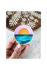 PRAXIS NOVELTY STICKER OCEAN SUNSET