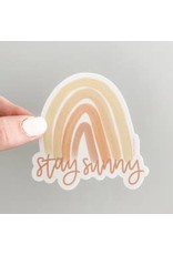 PRAXIS NOVELTY STICKER RAINBOW STAY SUNNY