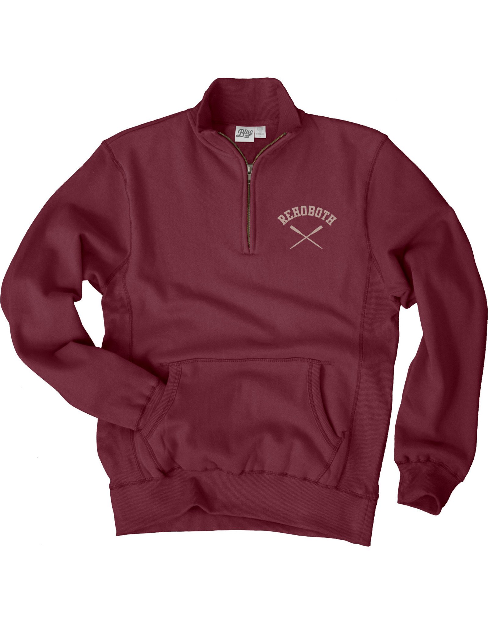 BLUE 84 MENS 1/2 ZIP DYNAMITE CROSSED OARS