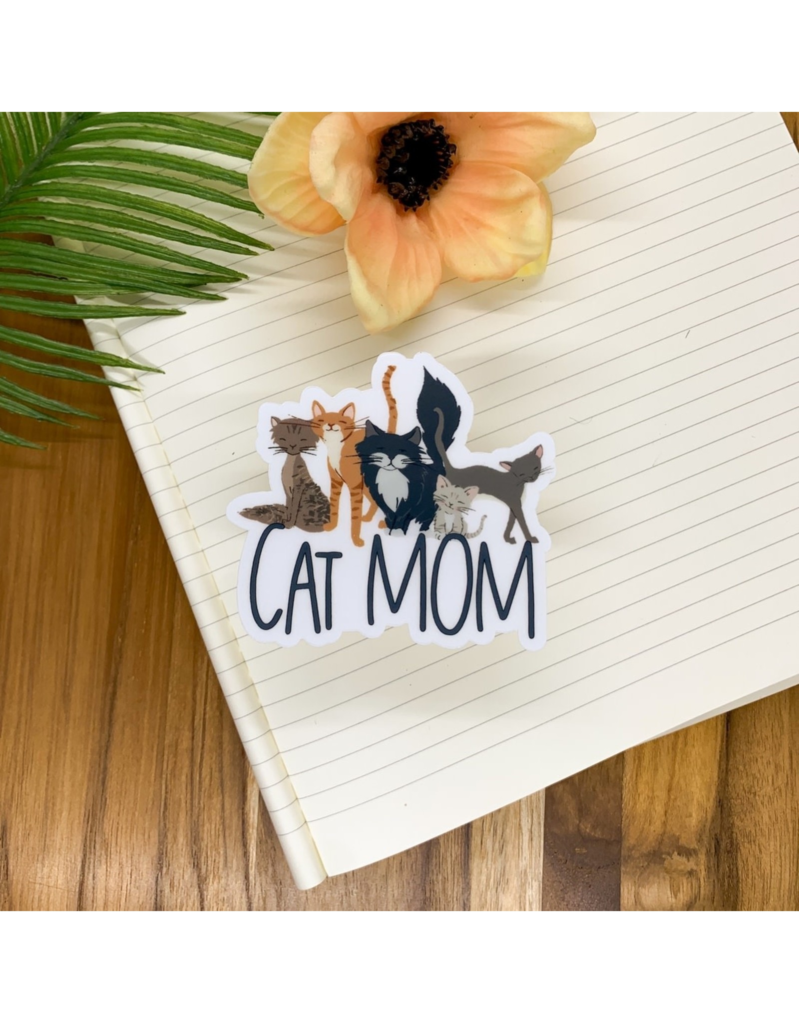 SAVANNAH AND JAMES NOVELTY STICKER CAT MOM