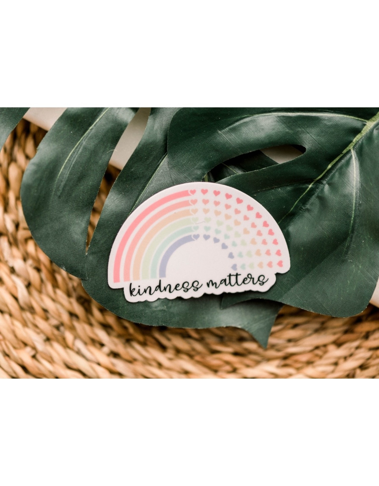 SAVANNAH AND JAMES NOVELTY STICKER KINDNESS MATTERS