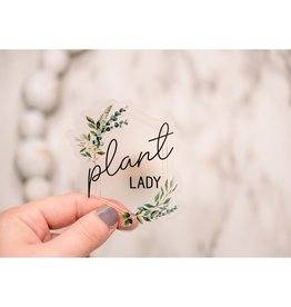 SAVANNAH AND JAMES NOVELTY STICKER PLANT LADY