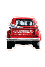 TGT STICKERS ACRYLIC KEYCHAIN OLE RED TRUCK