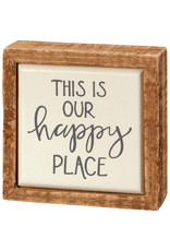 PRIMITIVES BY KATHY BEACH LOVER BLOCK SIGNS MINI THIS IS OUR HAPPY PLACE