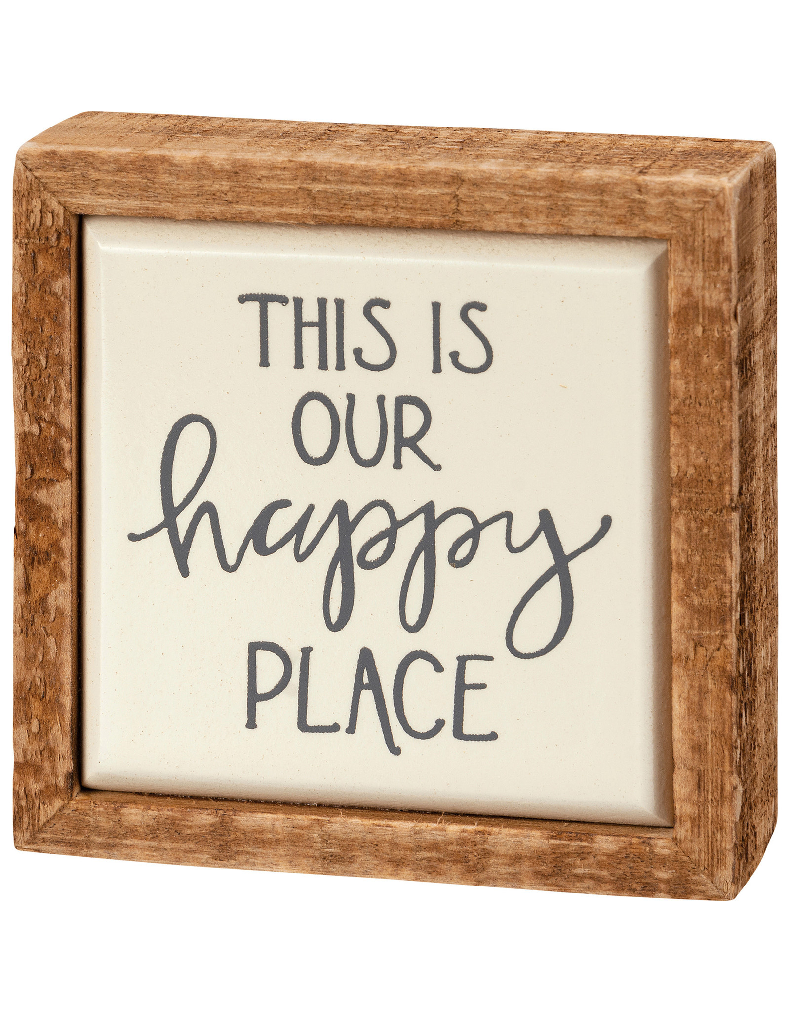 PRIMITIVES BY KATHY BEACH LOVER BLOCK SIGNS MINI THIS IS OUR HAPPY PLACE