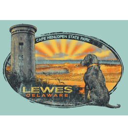 HIGH RANGE DESIGNS LEWES BEACH STICKER WATCHTOWER