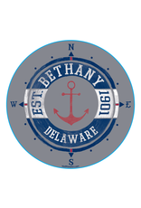 BLUE 84 BETHANY BEACH STICKER PROVERBIAL ANCHOR