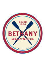 BLUE 84 BETHANY BEACH STICKER SPEEDSTER OARS