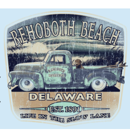 HIGH RANGE DESIGNS BEACH STICKER FULTON BEACH TRUCK