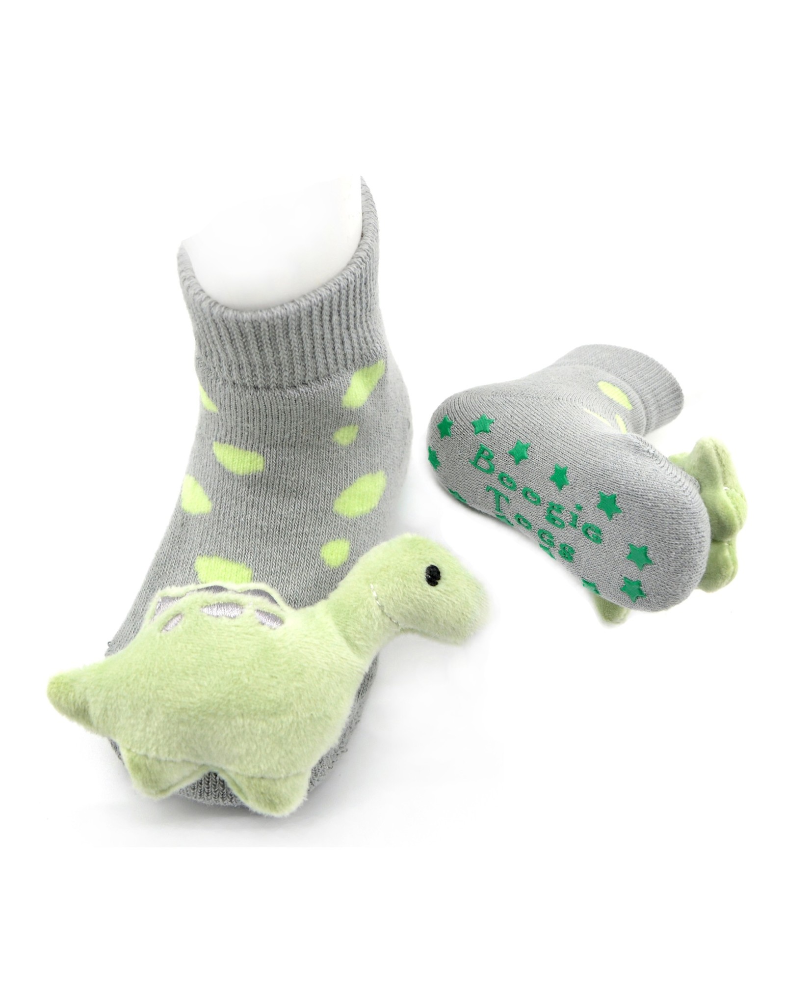 EARTH NYMPH BOOGIE TOES BABY RATTLE SOCKS