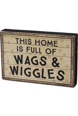 PRIMITIVES BY KATHY PET LOVER BLOCK SIGNS WAGS AND WIGGLES