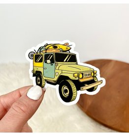 PRAXIS NOVELTY STICKER ADVENTURE JEEP