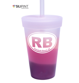 SILIPINT SILICONE 16 OZ. TUMBLER