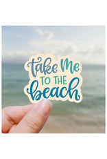 SAVANNAH AND JAMES NOVELTY STICKER TAKE ME TO THE BEACH