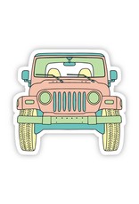 PRAXIS NOVELTY STICKER BEACH JEEP