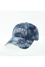 REHOBOTH LIFESTYLE LEGACY COTTON HAT ADJUSTABLE OS NAVY TIEDYE ARCH