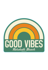 BLUE 84 ACRYLIC MAGNET GOOD VIBES RAINBOW