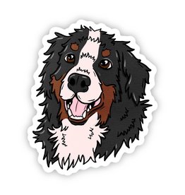 PRAXIS NOVELTY STICKER HAPPY BERNESE MOUNTAIN DOG