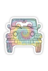 PRAXIS NOVELTY STICKER TIEDYE JEEP