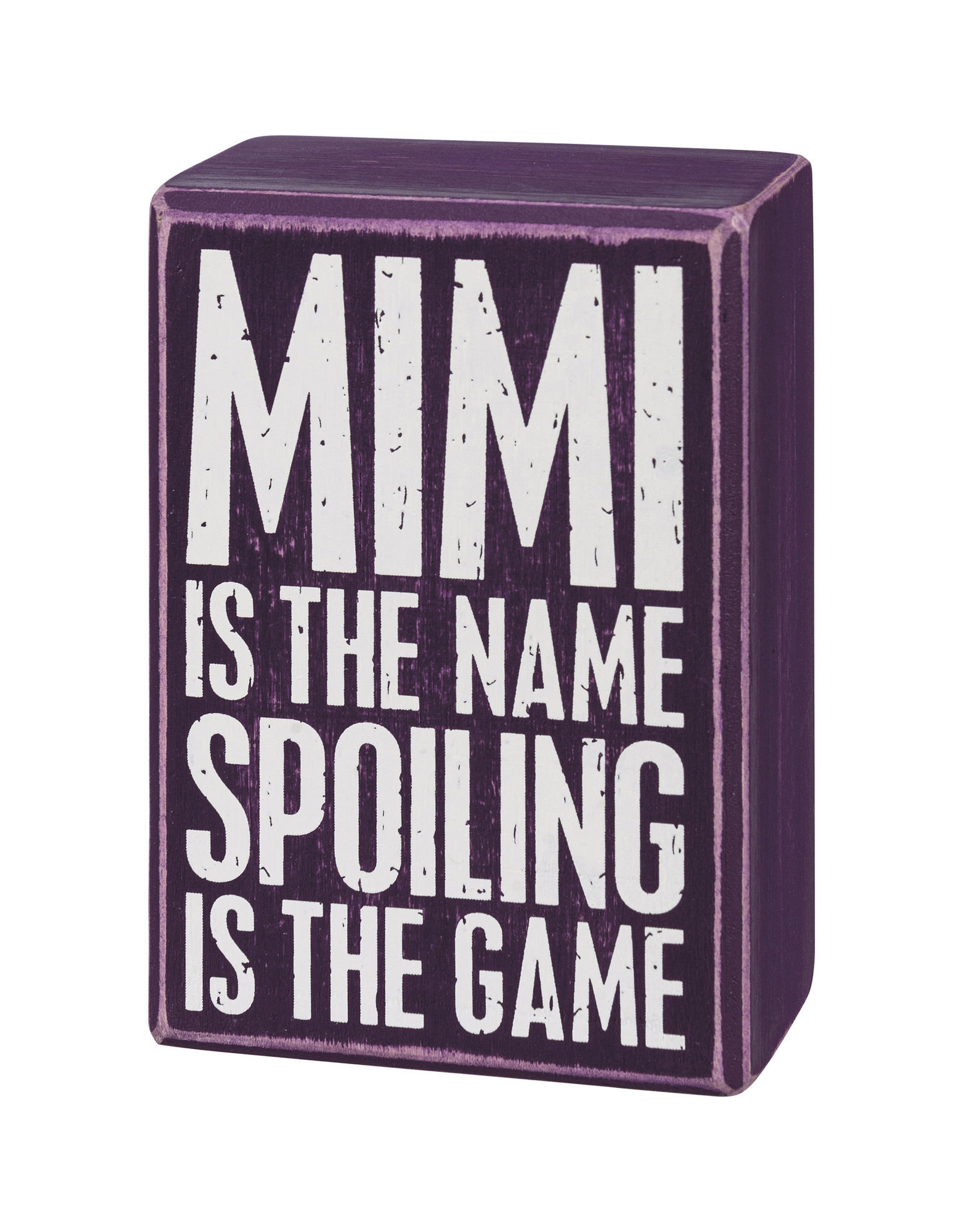 PRIMITIVES BY KATHY LOVED ONES BLOCK SIGNS MIMI IS MY NAME