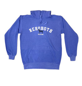 REHOBOTH LIFESTYLE MENS CLASSIC FLO BLUE DOG HOODIE