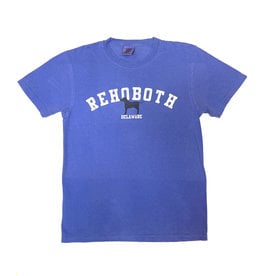 REHOBOTH LIFESTYLE MENS CLASSIC FLO BLUE DOG SS TEE