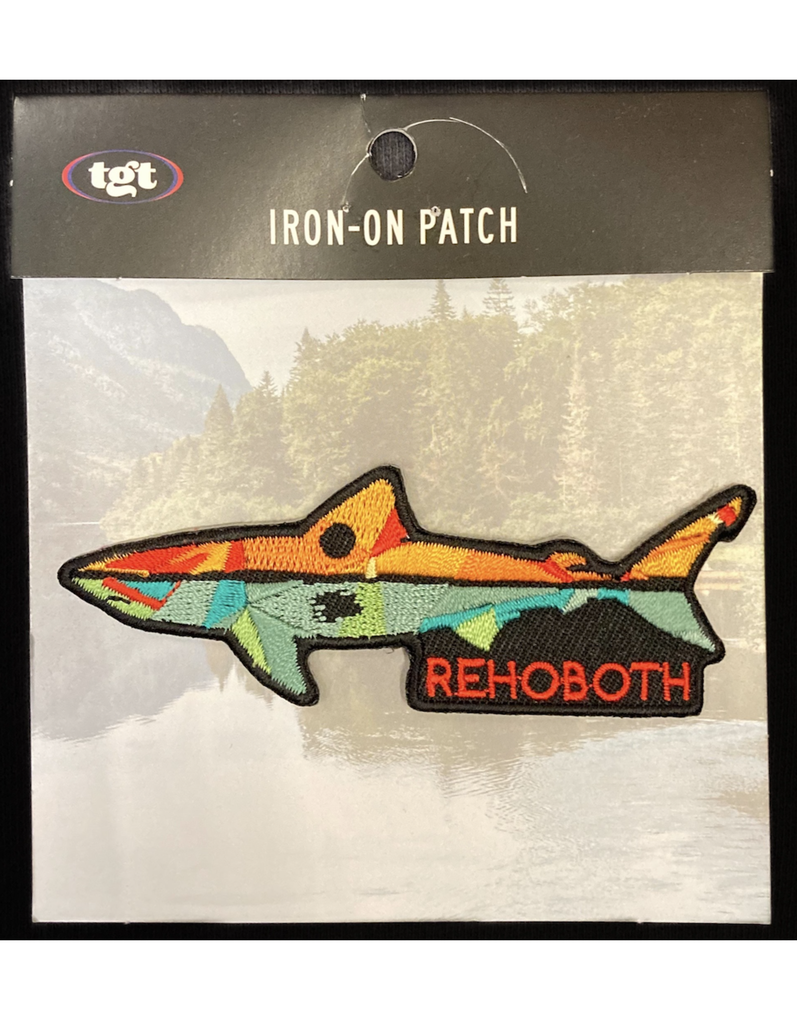 BLUE 84 IRON ON PATCH REMNANT SHARK