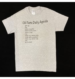 REHOBOTH LIFESTYLE CLASSIC ATTITUDE OLD FARTS AGENDA SS TEE